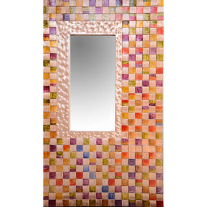 Art Mirrors, Handwoven Copper and Steel Mirrors