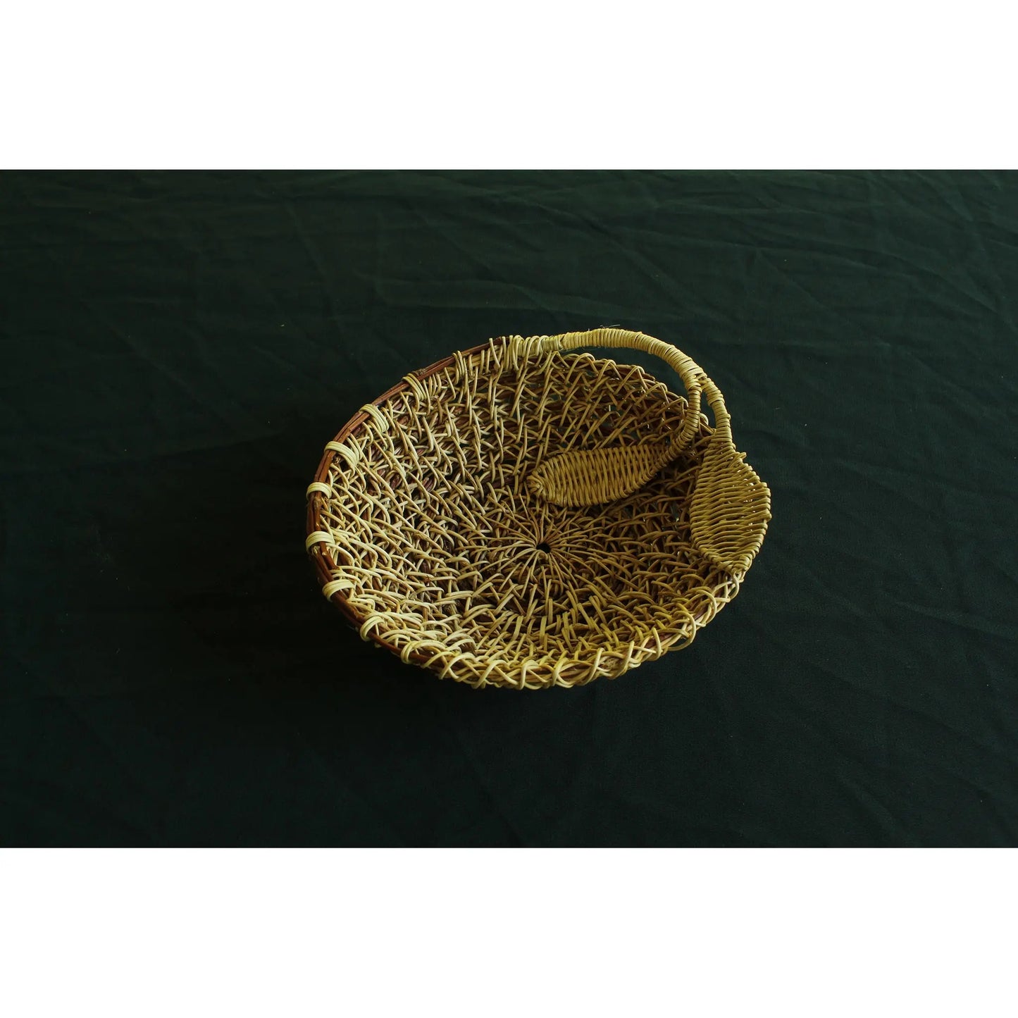 Anne Scarpa McCauley Low Leaf Basket 21 Artistic Artisan Hand Crafted Baskets