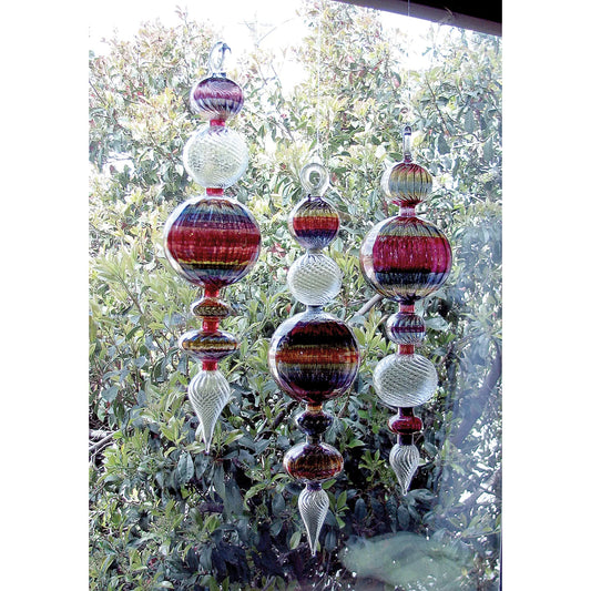 Salusa Glassworks colorful Hhuse ornaments