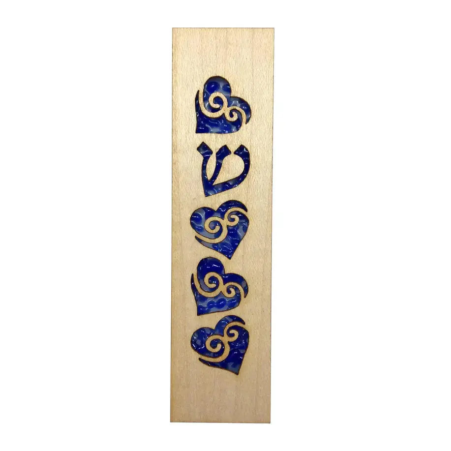 Beames Design Mezuzah in Blue