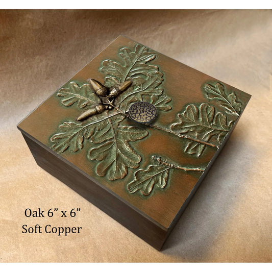 Oak Box with Acorns Blindspot Mirrors