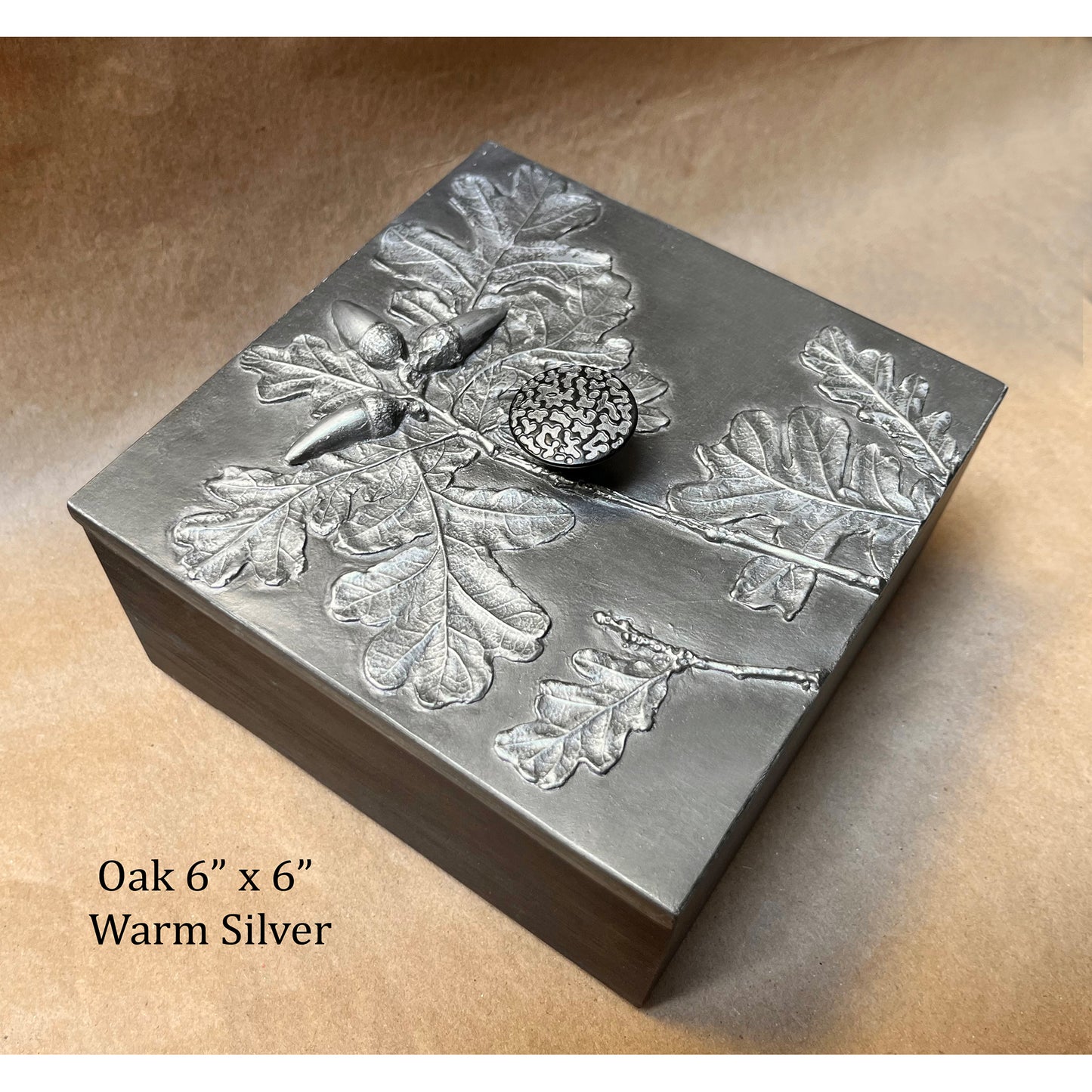Oak Box with Acorns