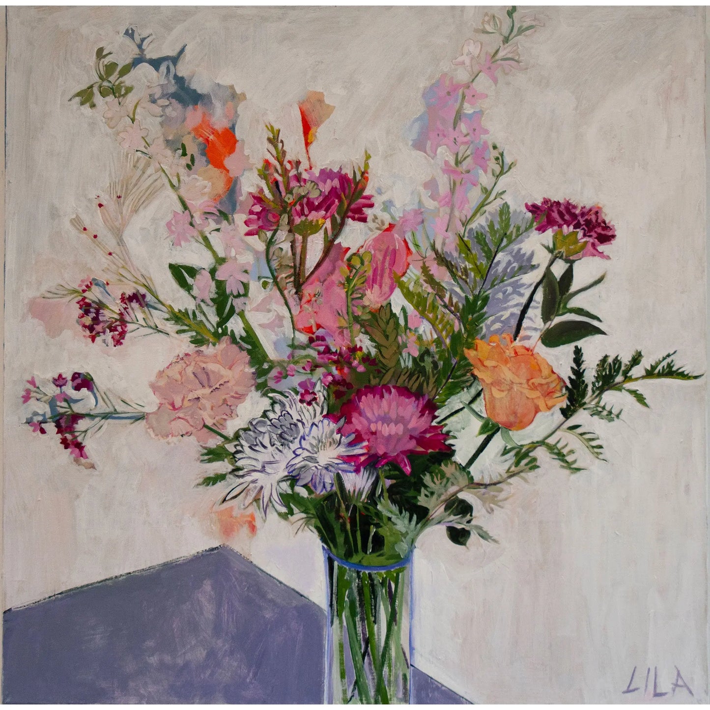 Bouquet Painting and Archiva Giclee Prints