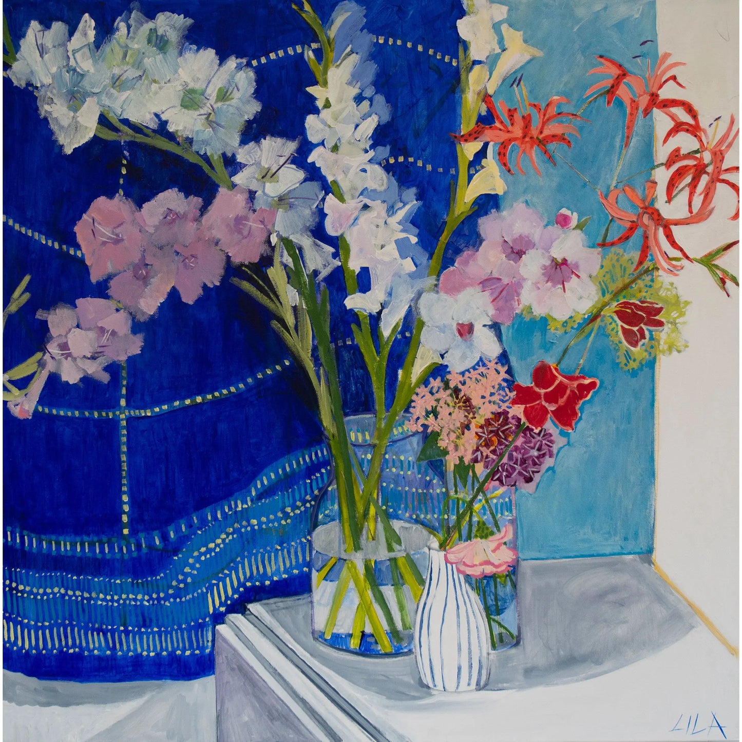 Elizabeth's Table Cloth Painting and Archival Giclee Prints