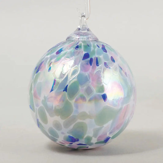 Glass Eye lavender Field Ornament