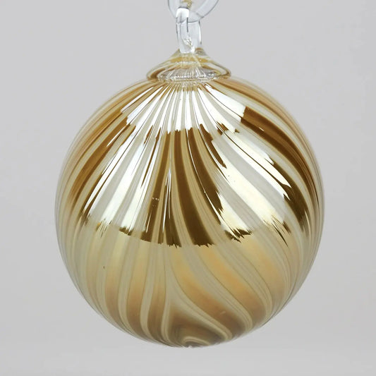 Glass Eye Nutmeg Drape Ornament