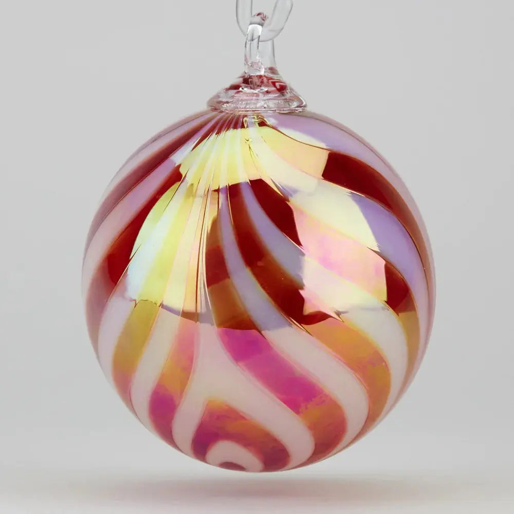 Glass Eye Artisan Sangria Swirl Ornament Artisan Sangria Ornament