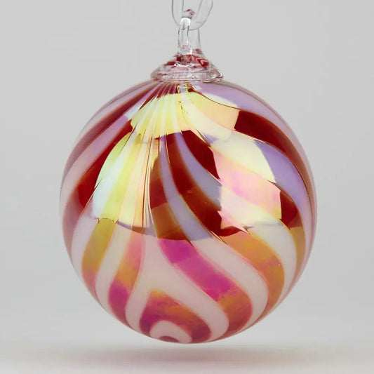 Glass Eye Artisan Sangria Swirl Ornament Artisan Sangria Ornament