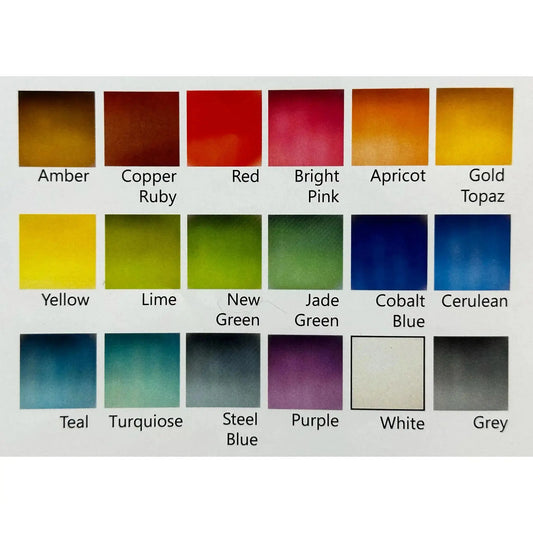 Hot Glass Alley Colors Available
