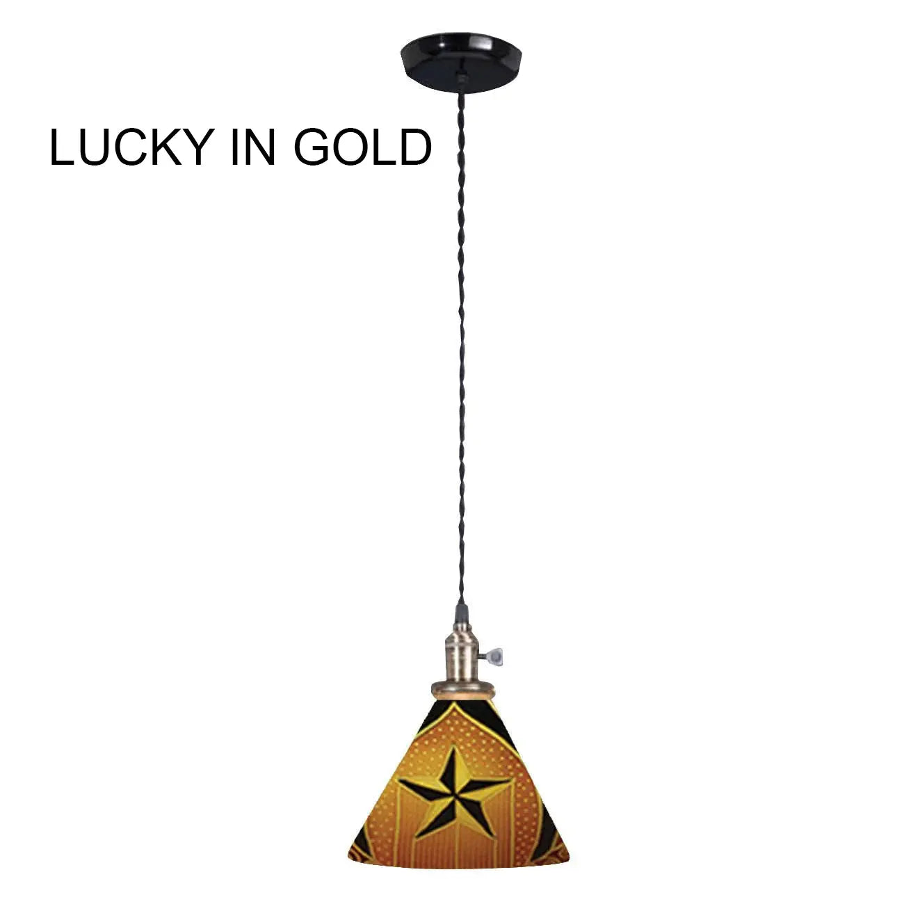 Lucky in Gold Pendant Lamp