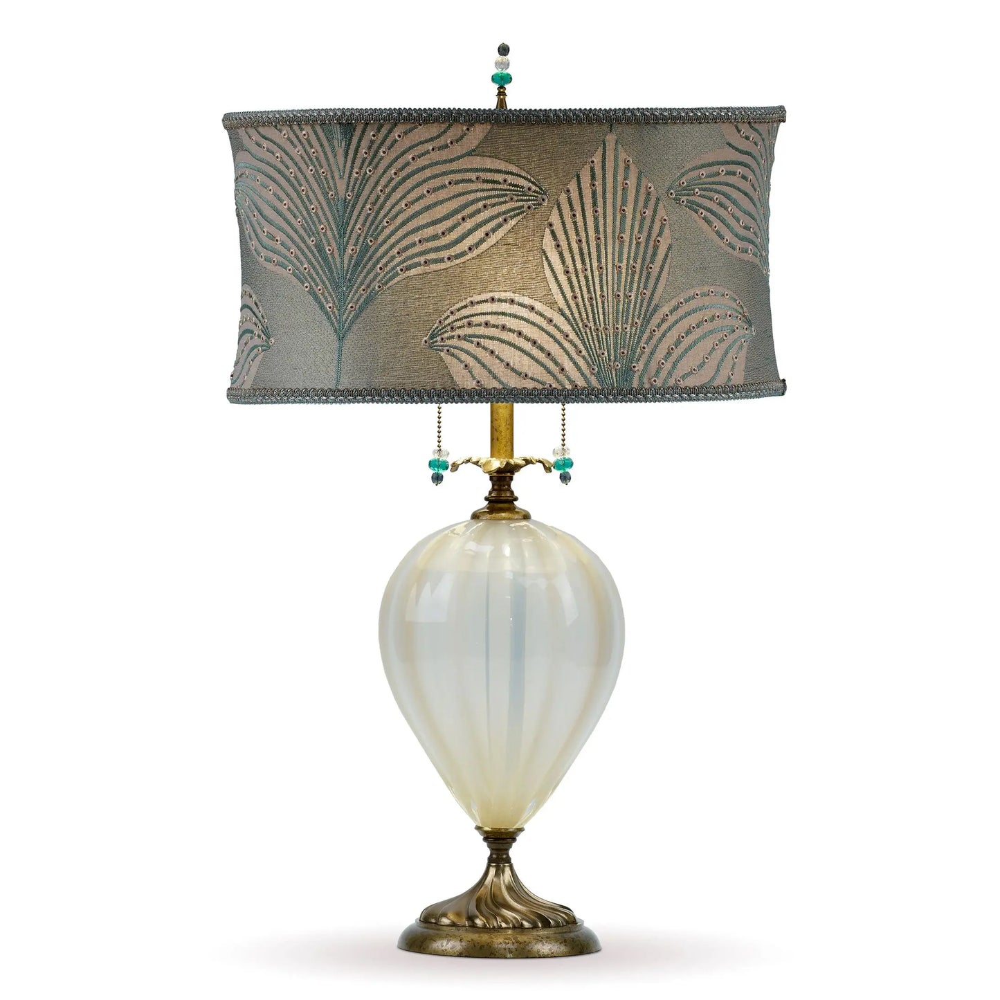 Kinzig Design Emilia Table Lamp with Cream Base