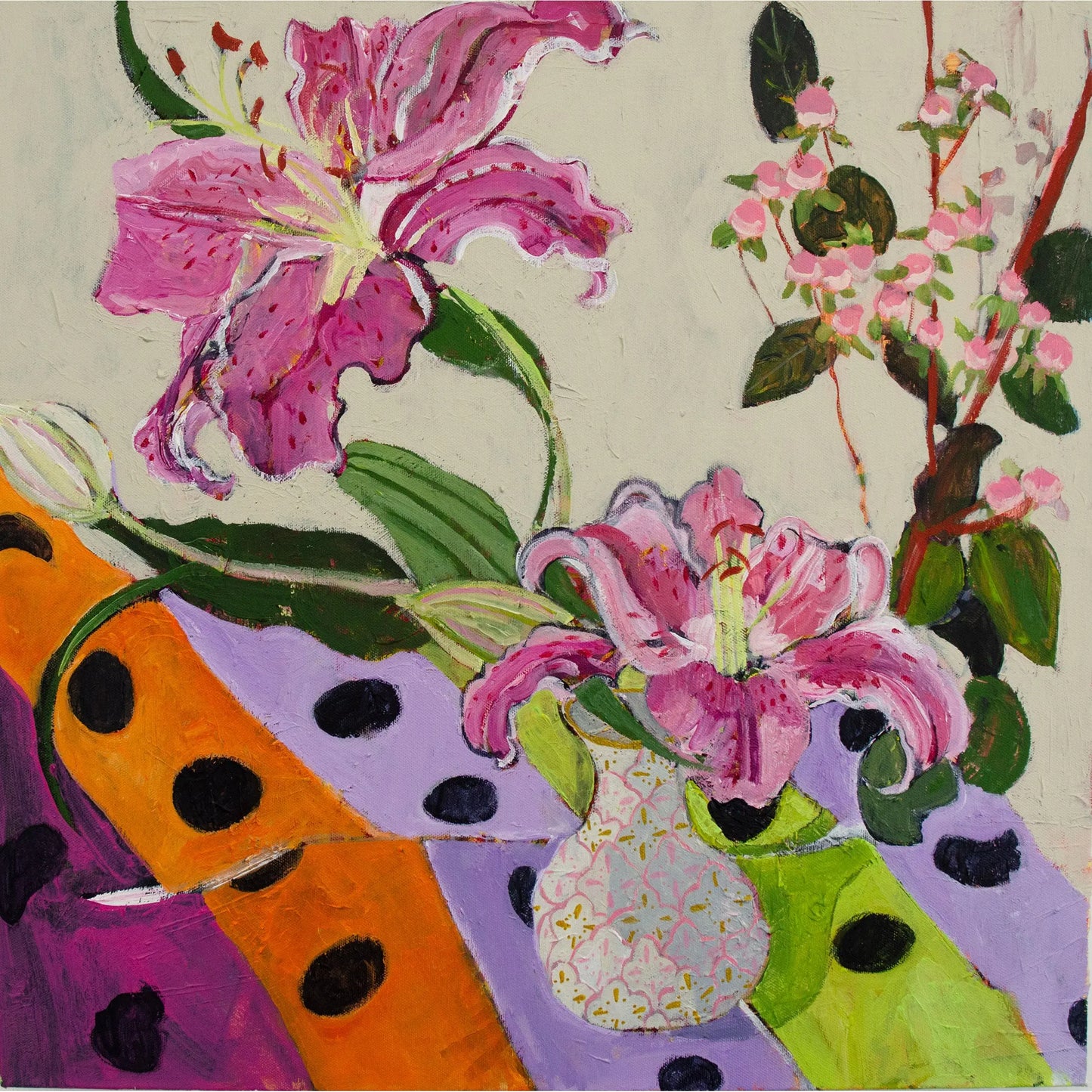 Polka Dots Painting and Giclee Prints