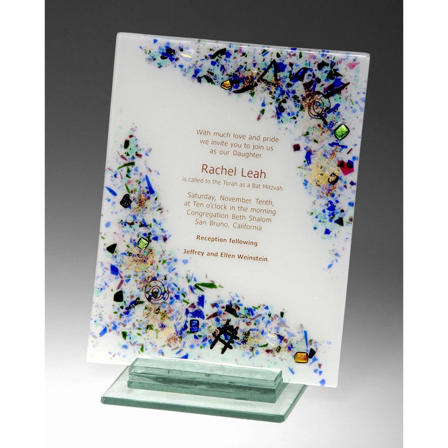 Beames Designs Invitation Piece Celestial INV3, Artistic Artisan Designer Judaica