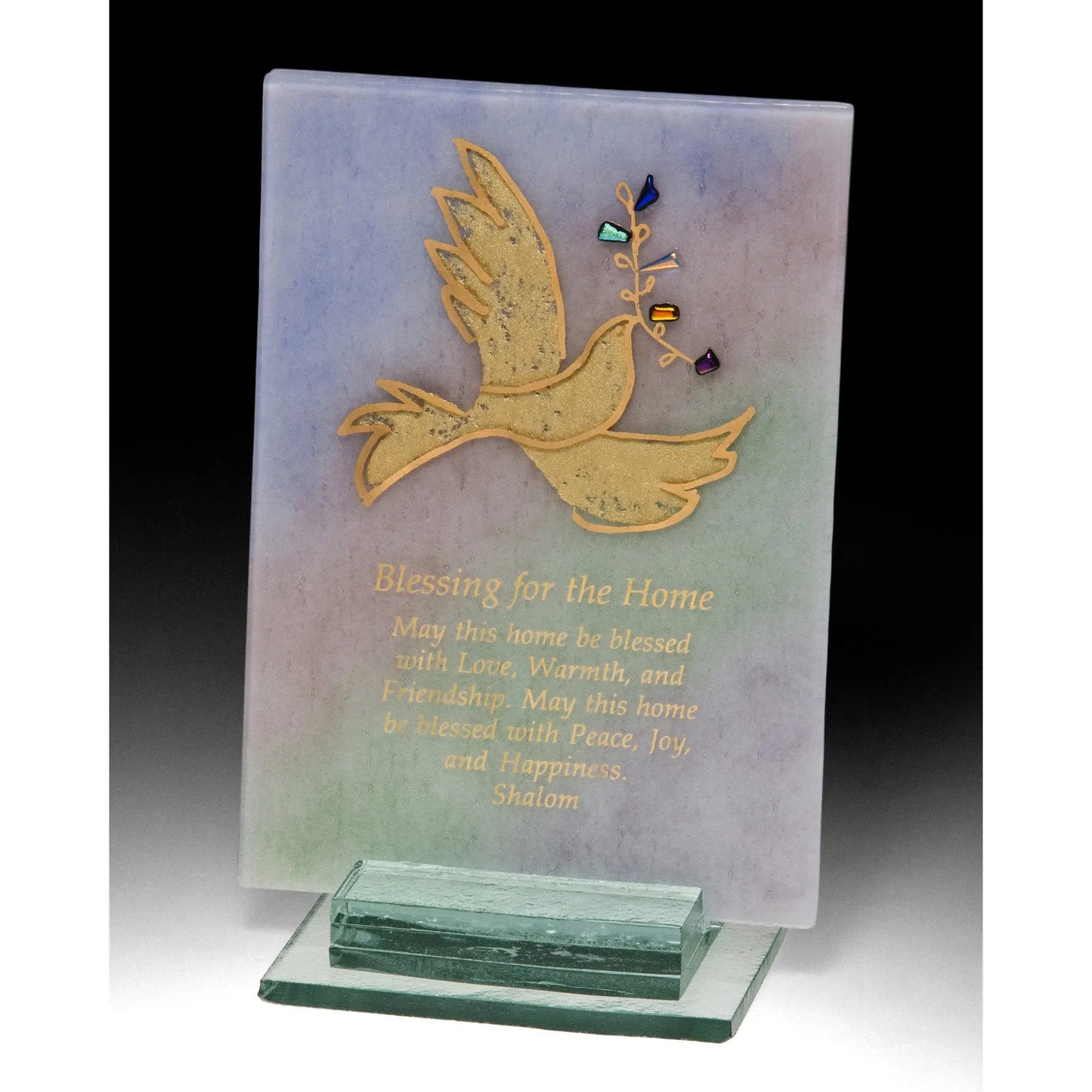 Beames Designs Plaque Dove Home Blessing S17, Artistic Artisan Designer Judaica