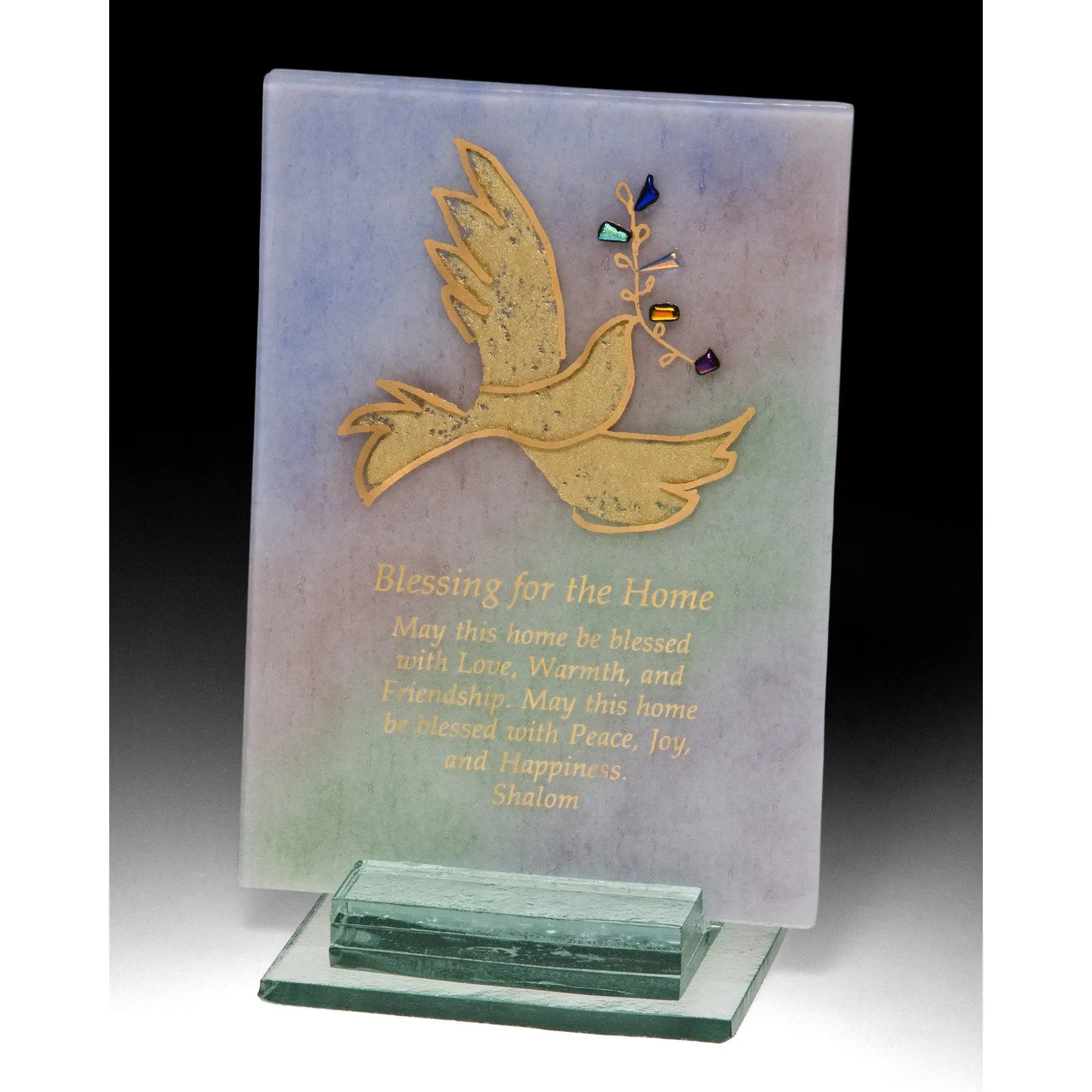 Beames Designs Plaque Dove Home Blessing S17, Artistic Artisan Designer Judaica