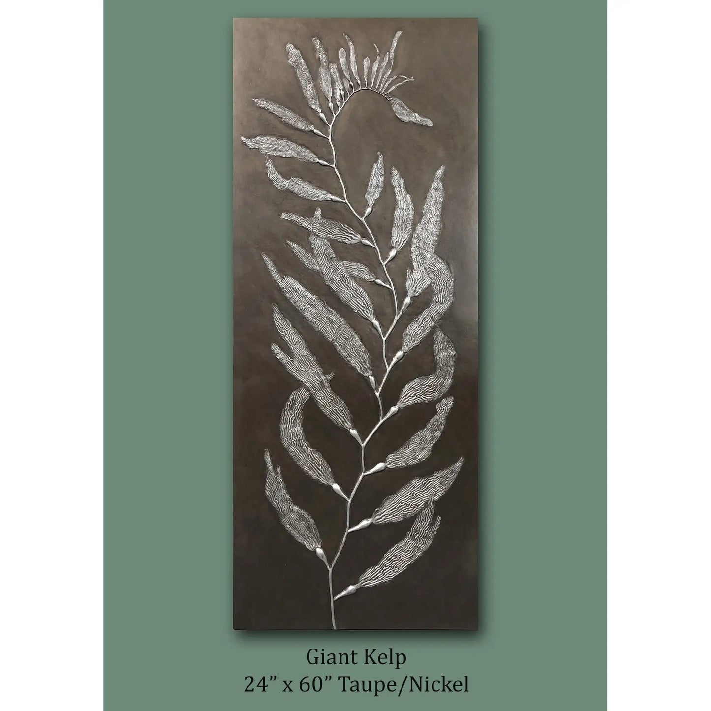 Blindspot Wall Art by Deborah Childress Kelp Wall Panel Color Artistic Artisan Wall Art