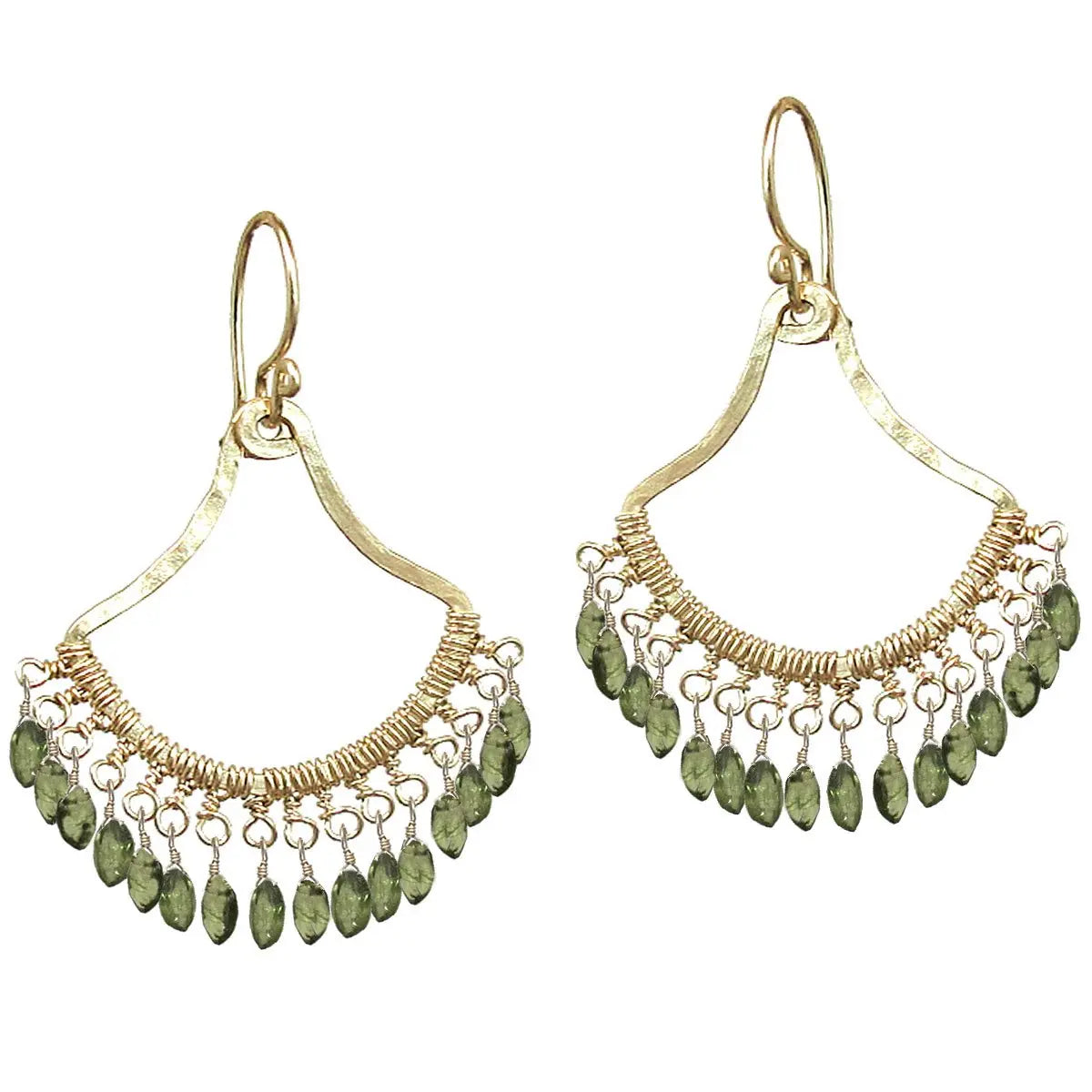 Calico Juno Designs Peridot Earrings K64 Artistic Artisan Designer Jewelry