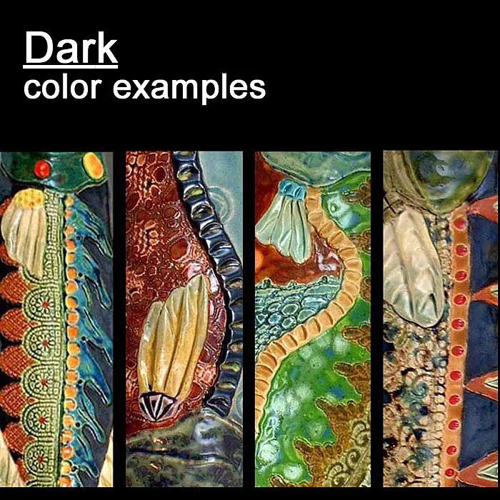 Cathy and Carie Crain of Crain Pottery Art Studio Dark Colorway
