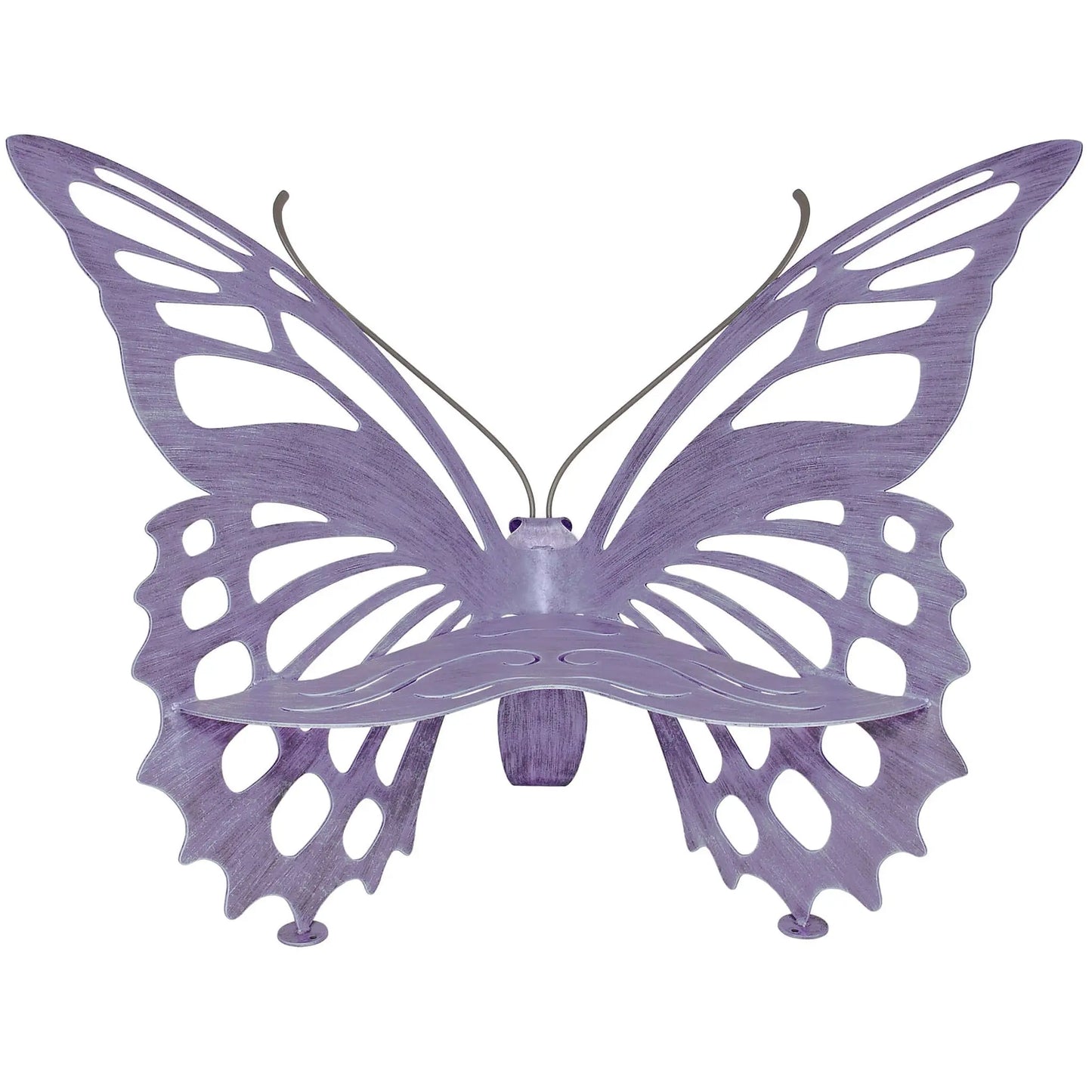 Butterfly Benches Metal Indoor Outdoor Furniture by Cricket Forge Lavender