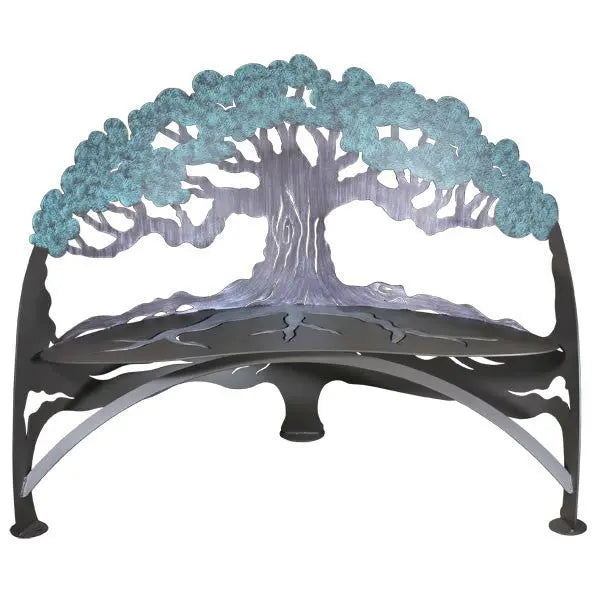 Cricket Forge Tree Bench Verdi Artistic Functional Outdoor-Indoor Metal Furniture.jpg