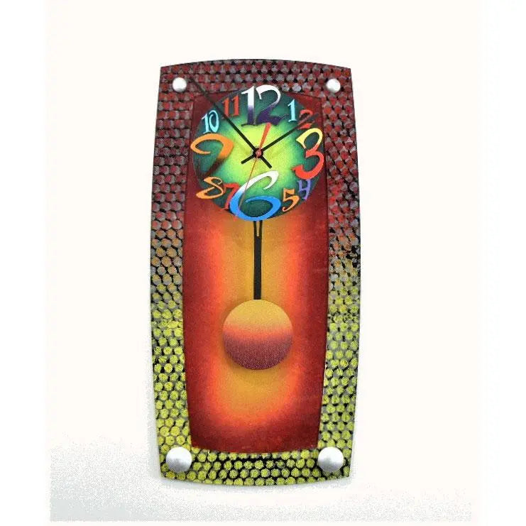 David Scherer Lg TV 12 Wall Clock Artistic Artisan Crafted Designer Clocks