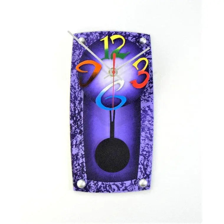 David Scherer TV 10 Wall Clock Artistic Artisan Crafted Designer Clocks