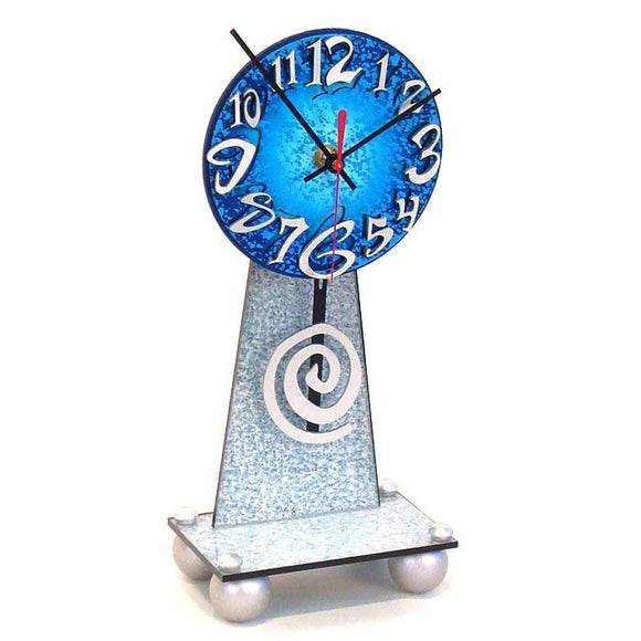 David Scherer Table Clock Zippo 2 Artistic Artisan Designer Handmade Clocks