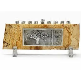 Emily Rosenfeld Tree Menorah, Artistic Artisan Designer Judaica