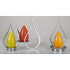 Girardini Design Teardrop Candle Holder Set of Two Artistic Artisan Designer Candle Holders