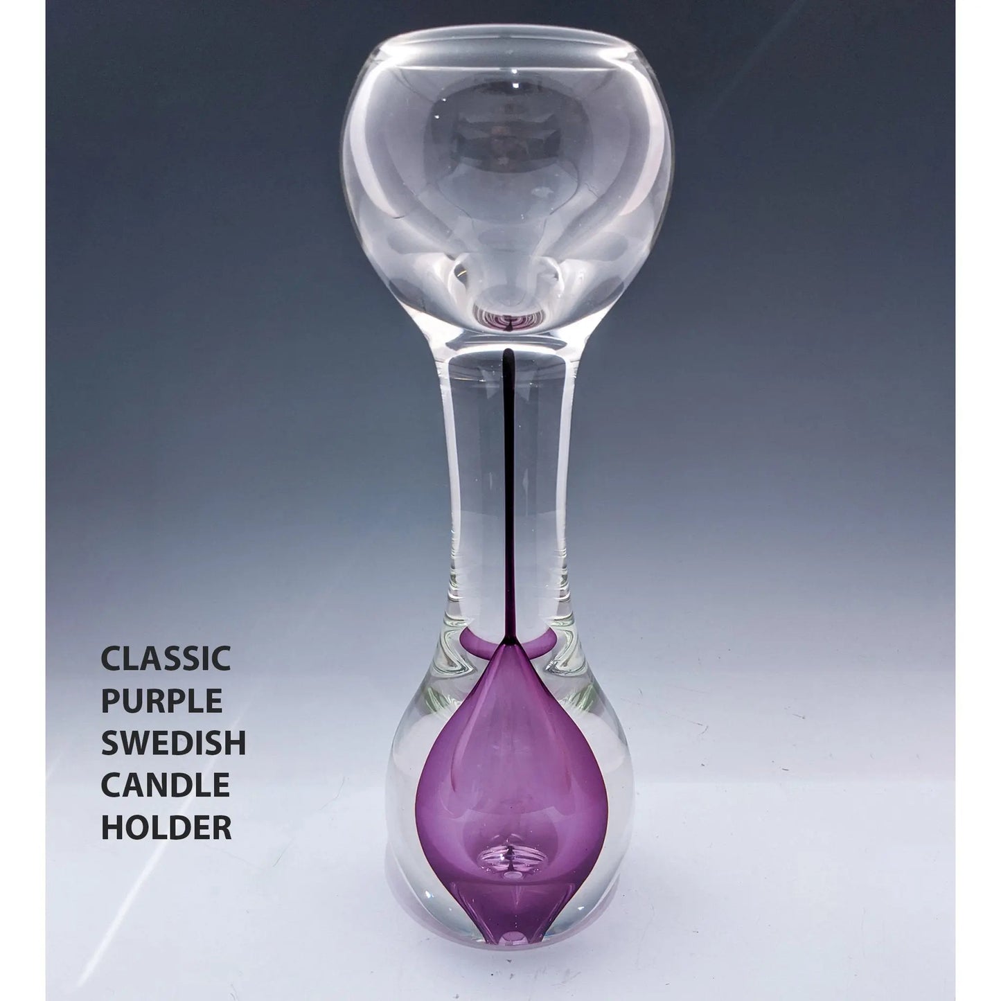 G. Classic Candle Holder in Purple
