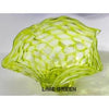 Hot Glass Alley Jake Pfeiffer Scallop Bowl Sample Lime Green