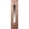 Jean and Tom Heffernan Art Mirrors Shimmer Artistic Handwoven Steel and Copper Mirrors