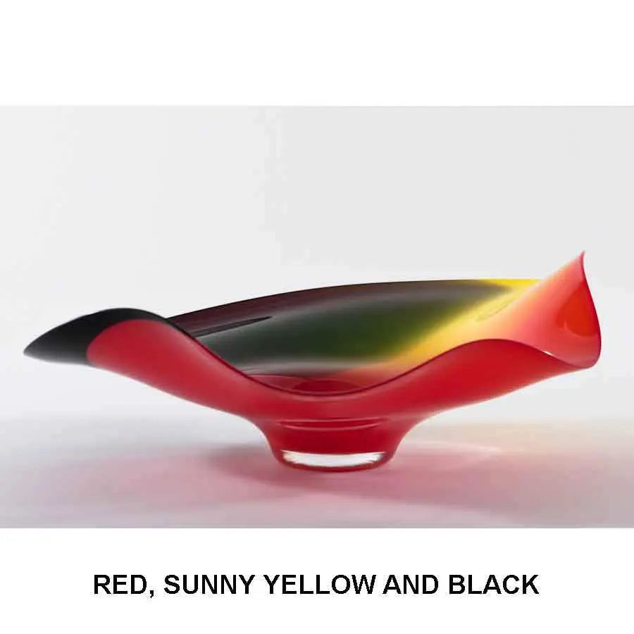 F. Red, Sunny Yellow, and Black