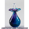 A. Amethyst and Turquoise Perfume Bottle