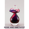 B. Rose and Amethyst Perfume Bottle