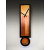 Leonie Lacouette GG Ginger Pendulum Clock in Hand-patinated Copper and Black Painted Wood Artistic Artisan Designer Wall Clocks