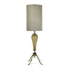 Luna Bella Lylou Table Lamp with Solid Brass and Speckled Tear Shaped Hand Blown Glass Artistic Artisan Designer Table Lamps