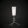 Luna Bella Maeve Mini Table Lamp with Solid Brass and Glass Artistic Artisan Designer Table Lamps