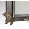 Luna Bella Rive Gauche Mirror with Hand Forged Iron Painted Gold Artistic Artisan Designer Mirrors