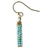 Michelle Pressler Jewelry Bars Earrings 4934 with Turquoise Artistic Artisan Designer Jewelry