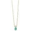 Michelle Pressler Capri Necklace 4690 B with Opal Larimar and Dark Amazonite Artistic Artisan Designer Jewelry