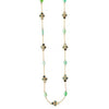 Michelle Pressler Necklace 5279 with Chrysoprase  and Grandidierite Artistic Artisan Designer Jewelry