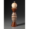 Aero AE-13 in Brown, Black, and Natural Wood Wooden Salt and Pepper Mill Grinder Shaker by Robert Wilhelm of Raw Design