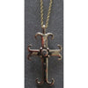 Richelle Leigh 14Kt Gold Diamond Swirl Cross Pendant Necklace PDT92YG Artistic Designer Handcrafted Jewelry