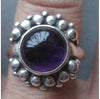 Richelle Leigh Sterling Silver Modern Geometric Amethyst Statement Ring R110SSA Handcrafted Jewelry