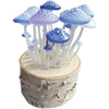 Handblown Glass Fairy Ring Mushroom Sculpture by Sage Studios