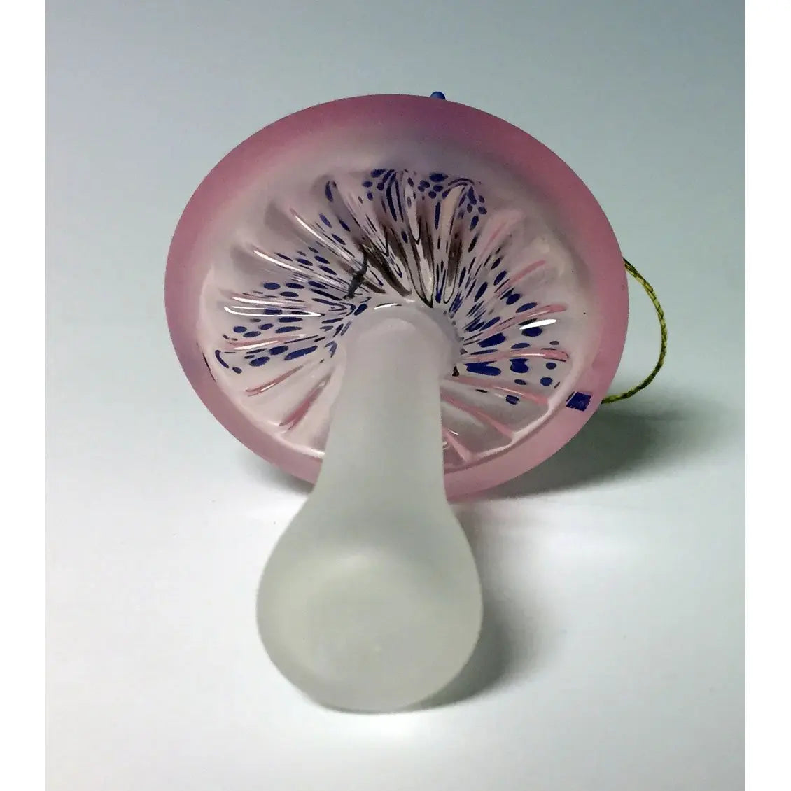Pink Mushroom Glass Ornament by Sage Churchill-Foster, Sage Studios Sage Studios