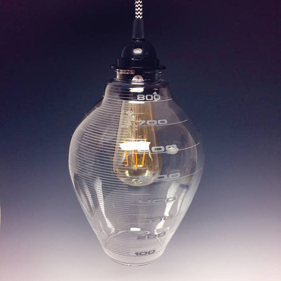 Sage Studios Glass Graduated Pendant Lamp Functional Art Glass Lighting