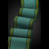 OK Beemer Scarf in Spruce and Olive by Sosumi Weaving Pamela Whitlock Handwoven Bamboo Scarves