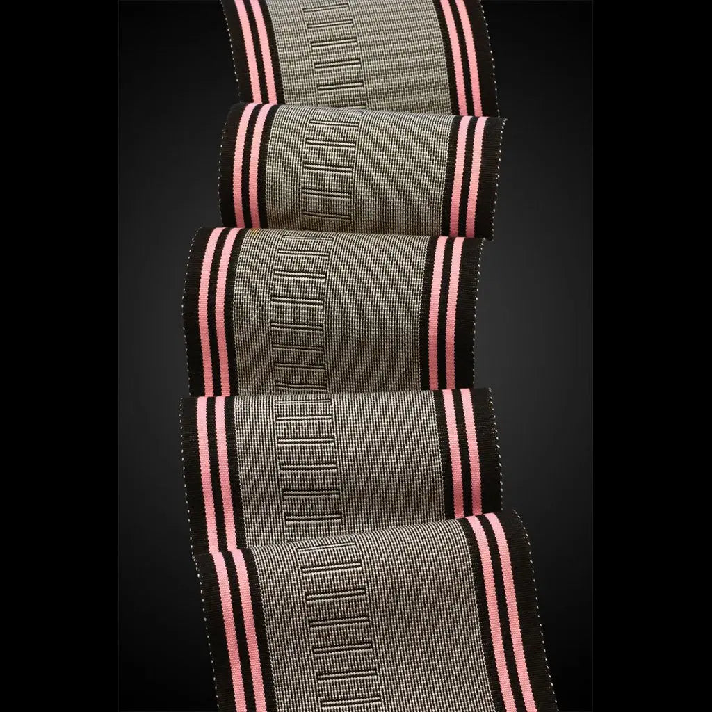 OK Wink Scarf in Walnut by Sosumi Weaving Pamela Whitlock Handwoven Bamboo Scarves